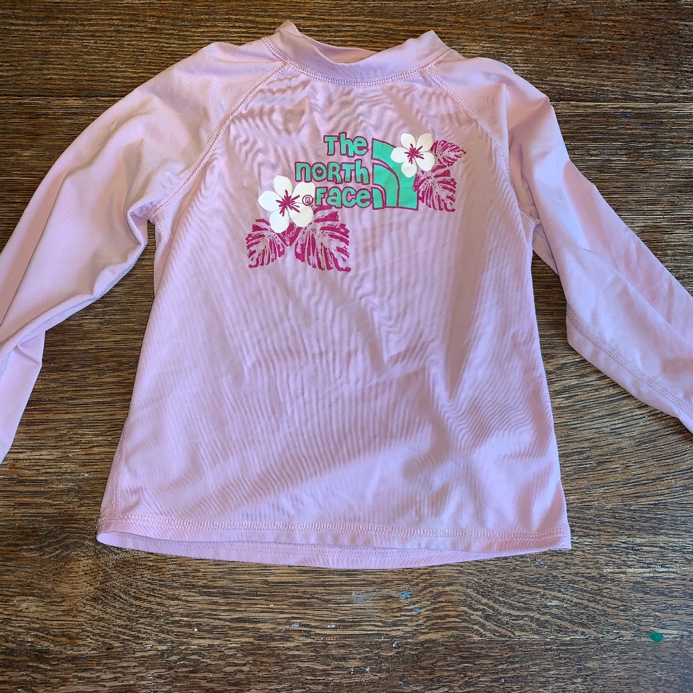 The North Face rash guard. Girl's Size 4.